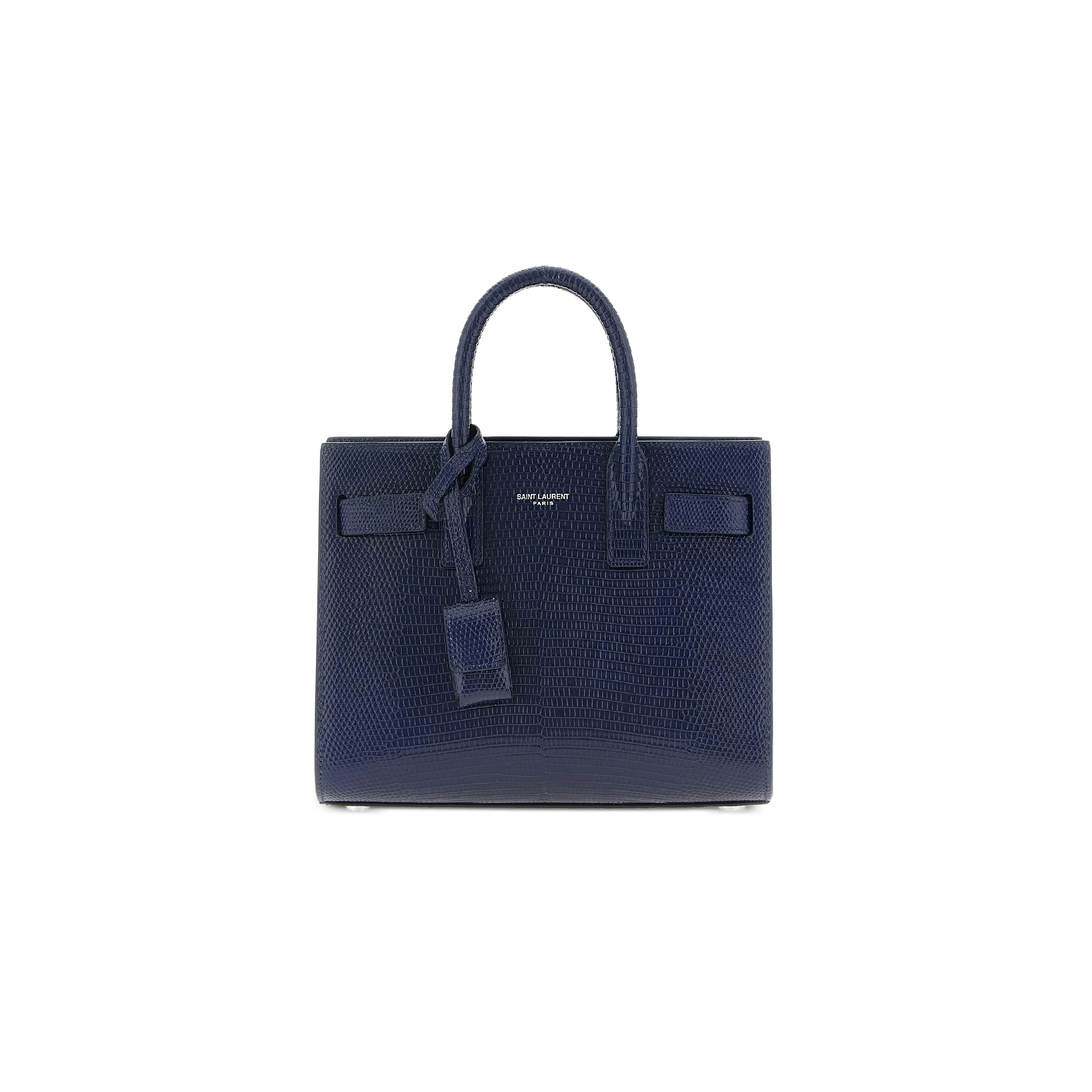 YSL SAC DE JOUR IN LIZARD-EMBOSSED LEATHER - NANO 717440 (22*18*10.5cm)